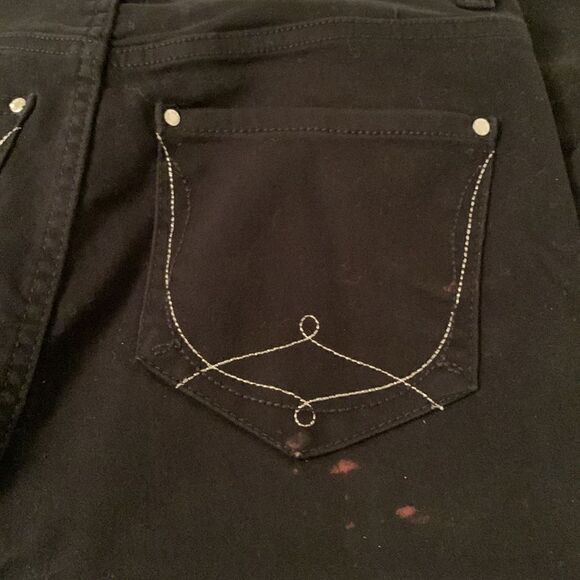 US Polo Assn High Skinny Black Jeans Size 4 - Picture 15 of 15